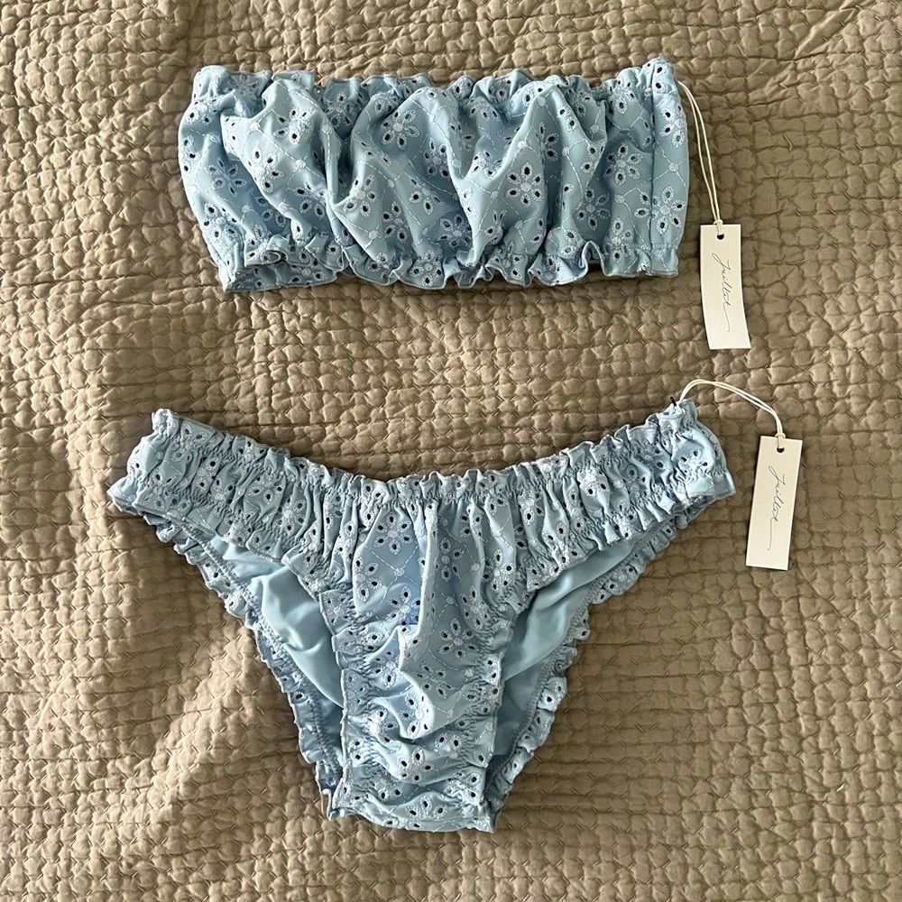 Juillet Eyelet Bikini- Medium (top)/Large (bottoms)